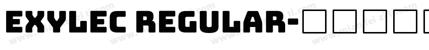 ExyleC Regular字体转换